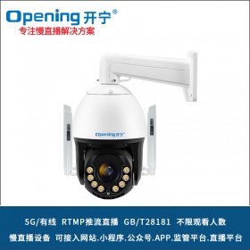 6寸5G全彩慢直播智能球机